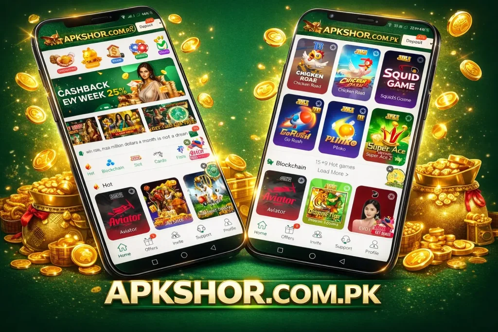 Done222 Game APK home screen showing mobile gaming dashboard with different game options and clean user interface