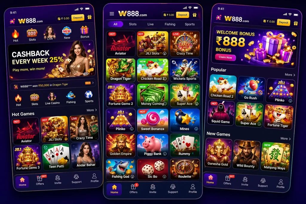 W888 Game APK Download Free Earning Platform) In Pakistan 2 W888-Game-new-earning-app-2026.webp