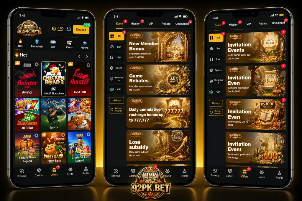 92pk bet game download Trending—Trustworthy App in Pakistan 2026 2 92pk bet game interface.webp