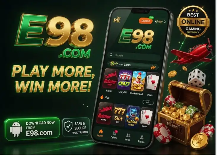 E98 Game Download: New Earning App for Free in Pakistan 2026 2 E98
