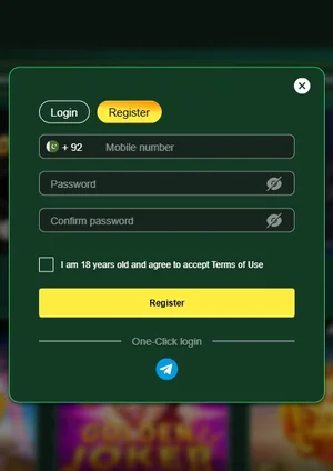 Pkrone Game Download-A Trusted Review for Android Users 2026 3 Pkrone game download registration screen with phone number ,password and confirm password options