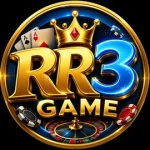 RR3 Game App Download:Free Pakistani Gaming Application 2026 13 This image showing 3D logo of RR3 game with unique interface