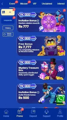 TC777 Game Apk:Best Earning and Gaming App with Latest Features 4 TC777 game