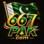 667PAK Game 3D logo with Pakistan flag and beautiful game name