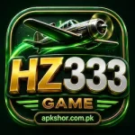 HZ333 Game 3D logo with apkshor.com.pk branding