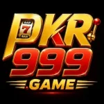 PKR999 Game Apk official Logo in red and orange colour